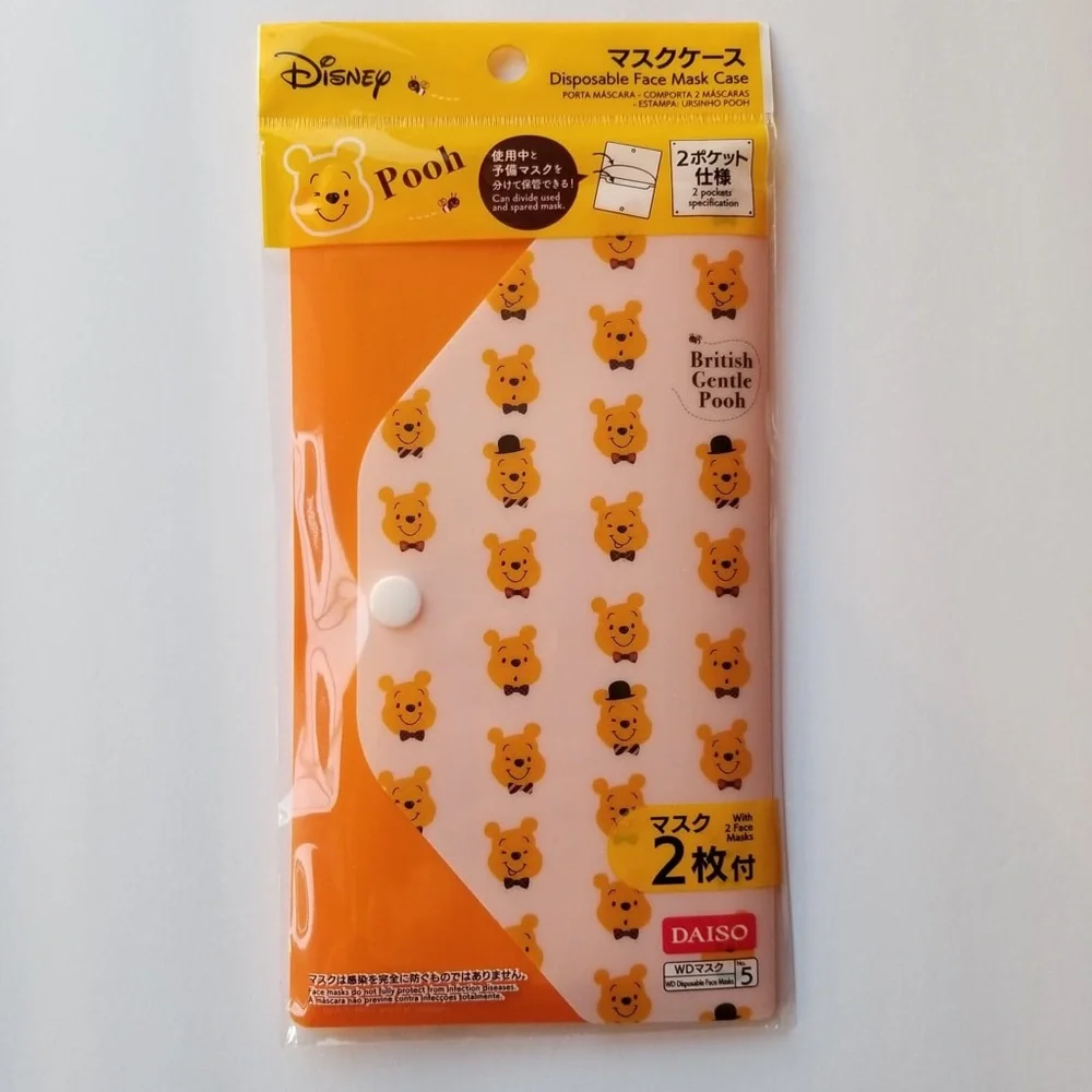 DISNEY WINNIE THE POOH DISPOSABLE FACE MASK CASE